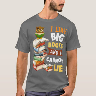 Camiseta Gosto De Grandes Livros E Não Posso Mentir 2