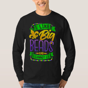 Camiseta Gosto De Grandes Miçangas E Não Consigo Mentir A E