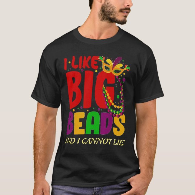 Camiseta Gosto De Grandes Miçangas E Não Posso Mentir (Frente)