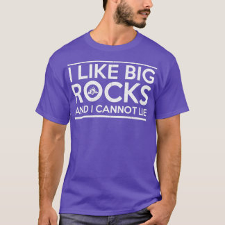 Camiseta Gosto De Grandes Rochas E Não Posso Mentir Geologi