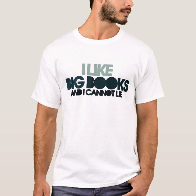 Camiseta Gosto De Livros Grandes (Frente)
