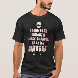 Camiseta Gosto De Longas Caminhadas Românticas Através De C