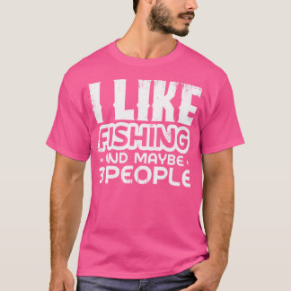 Camiseta Gosto De Pescar E Talvez 3 Pessoas Engraçadas