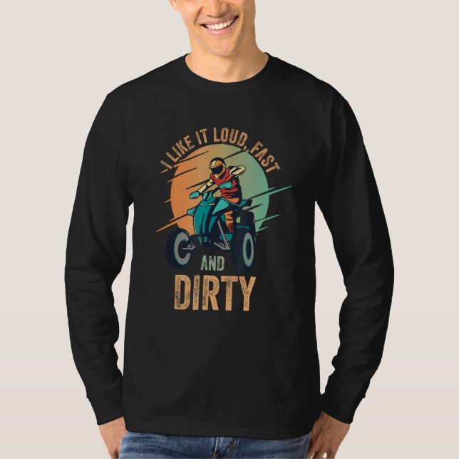 Camiseta Gosto Disso Quad Bike Atv 1 Rápido E Sujo (Frente)