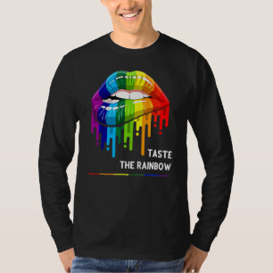 Camiseta Gosto Do Arco-Íris Lgbt Orgulho Lgbtq Arco-Íris