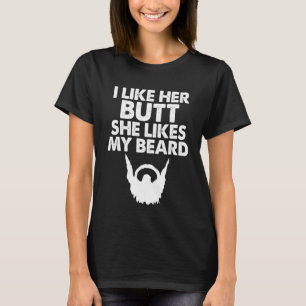 Camiseta Gosto Do Bumbum Que Ela Gosta Da Minha Beard Humor