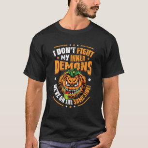 Camiseta Gosto Do Humor Gótico Dos Meus Demônios Internos_3
