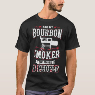 Camiseta Gosto Do Meu Bourbon E Do Meu Fumante E Talvez De