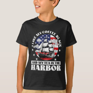 Camiseta Gosto Do Meu Preto Café E Do Meu Chá No Porto