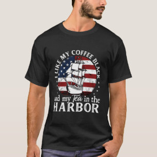Camiseta Gosto Do Meu Preto Café E Do Meu Chá No Porto