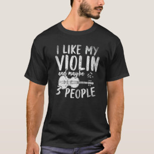 Camiseta Gosto Do Meu Violino E Talvez De 3 Notas De Música