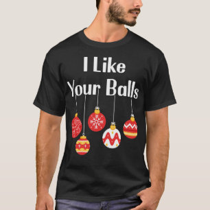 Camiseta Gosto Do Natal Das Suas Bolas