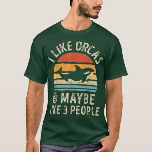 Camiseta Gosto do Orcas e talvez de três Pessoas da Orca Ki
