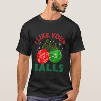 Camiseta Gosto Do Seu Ornamento Engraçado Para O Natal