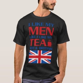 Camiseta Gosto Dos Meus Homens Como Gosto Do Meu Chá Hot E 