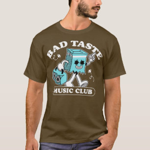 Camiseta Gosto Mau no Music Club Funny Retro Music Fan