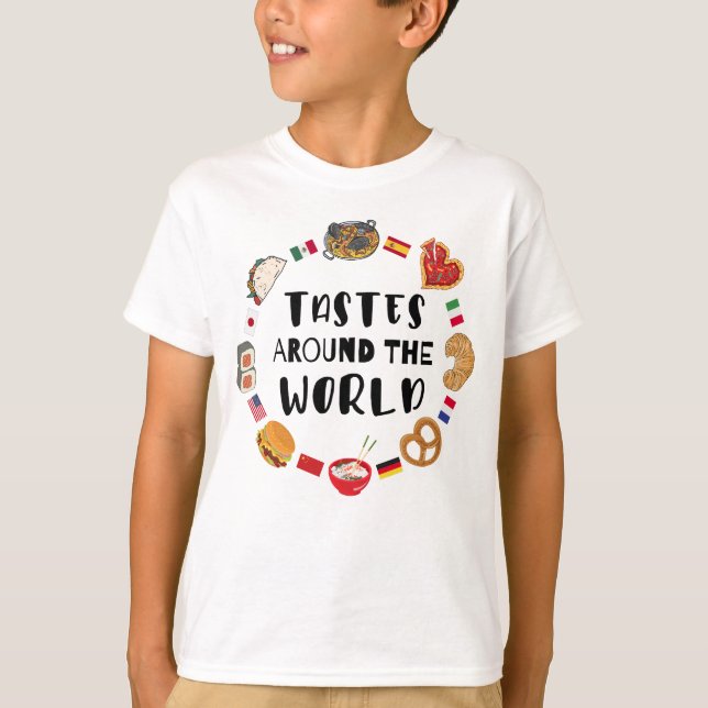 Camiseta Gosto pelo mundo (Frente)
