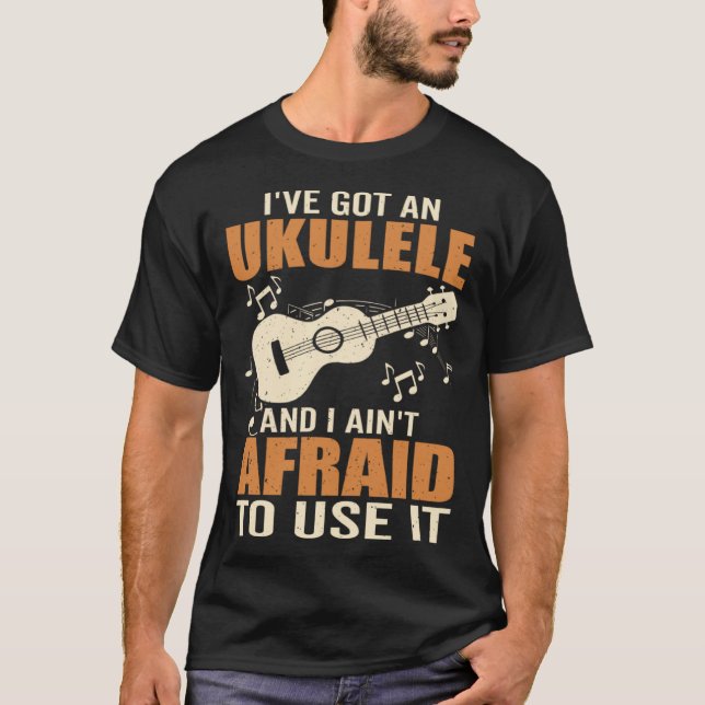 Camiseta Got An Ukulele Hawaiian Guitar Player Music Playin (Frente)