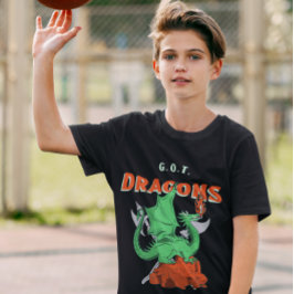 Camiseta Got Dragons Mythological Dragon Breathing Fire