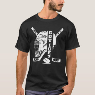 Camiseta Got ice hockey player helmet hockey puck
