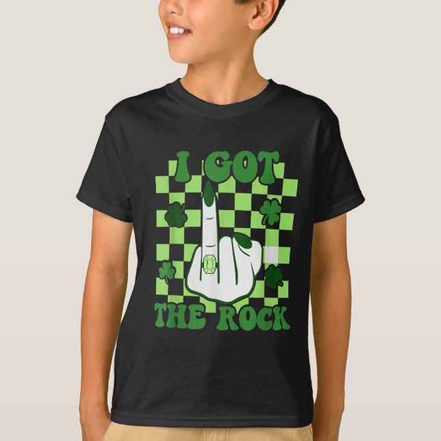 Camiseta Got the rock st patricks day bachelorette party (Frente)
