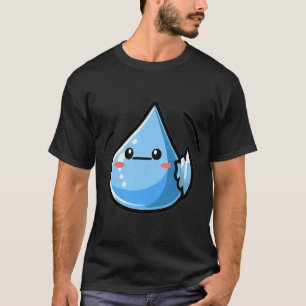 Camiseta Gota de Água Kawaii Fofa V02