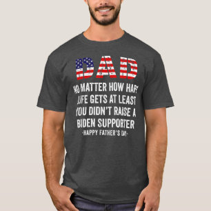 Camiseta Gota de Bandeira Americana do Dia de os pais Patri