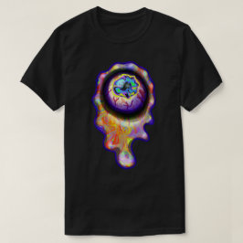 Camiseta Gota de pintura do Grafite do Arco Arco-Íris com C