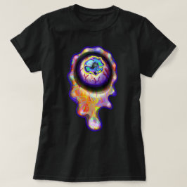 Camiseta Gota de pintura do Grafite do Arco Arco-Íris com C