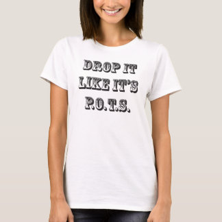 Camiseta gota gosta de seus potes
