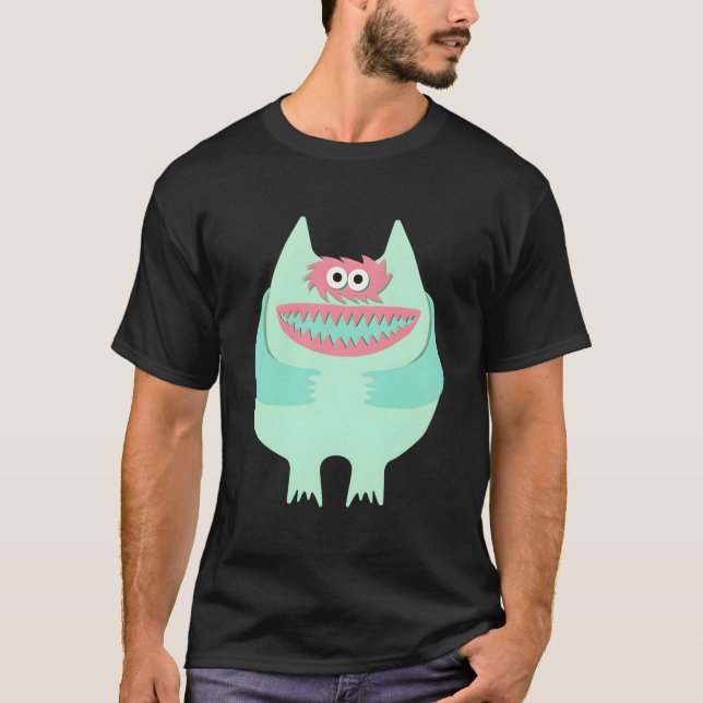 Camiseta Gotas de Monstro de Pastel Nauga (Frente)