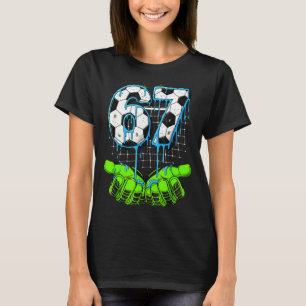Camiseta Goteira de Futebol 67 Seis Sete Piada Divertida do