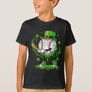 Camiseta Gotejamento de Beisebol Para Garotos Sorvete Gotej