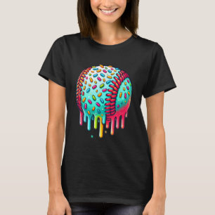 Camiseta Gotejamento de Sorvete Bysebyll Coisas Bysebyll Go