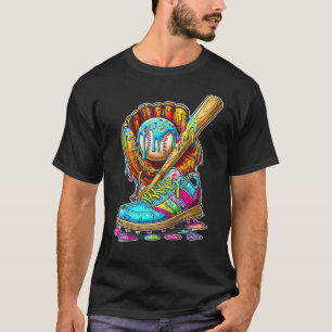 Camiseta Gotejamento de Sorvete Bysebyll Coisas Softbyll Go