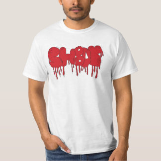 Camiseta gotejamento do sangue