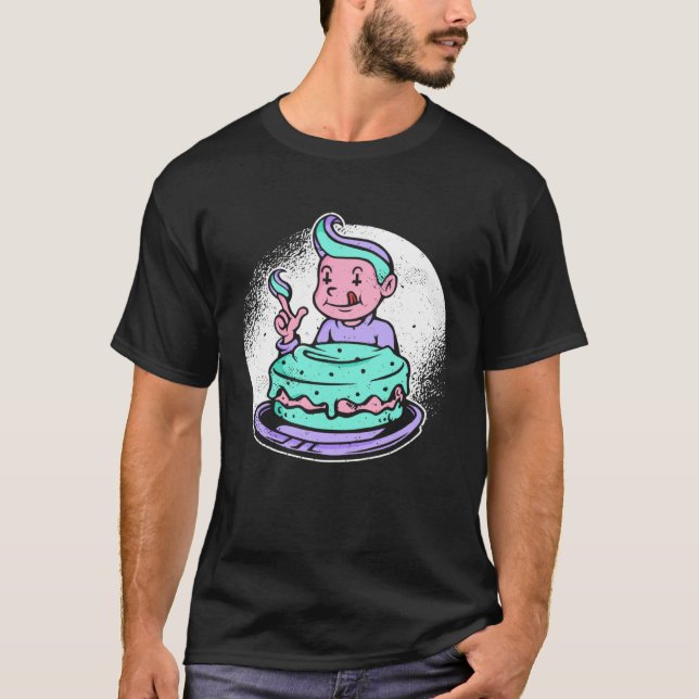 Camiseta Goth Cake Pastel Goth Aesthetic Gothic Emo Clothes (Frente)
