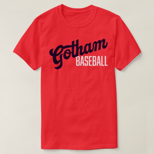 Camiseta Gotham Baseball TShirt 1 (Frente do Design)