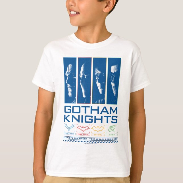 Camiseta Gotham Knights Face Painéis (Frente)