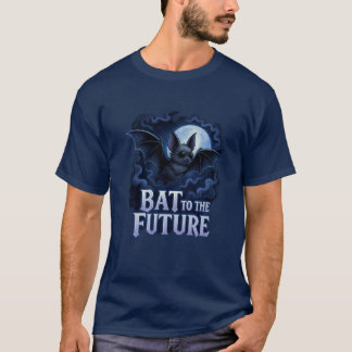 Camiseta Gothic Bat Artwork - Retro Dark Humor Aesthetic