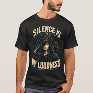 Camiseta Gothic Raven Silence Is My Loudness