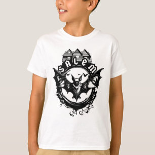 Camiseta Gótica Bat E Salem WitHouse