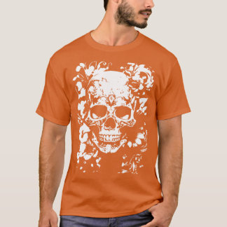 Camiseta gótica com rosas 5