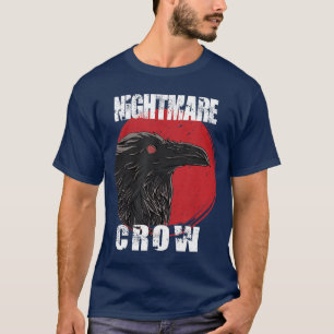 Camiseta Gótica coruja ocultista horror pesadelos halloween