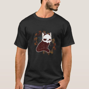 Camiseta Gótica Gótica Gótica De Gato De Gato De Gato De Ga
