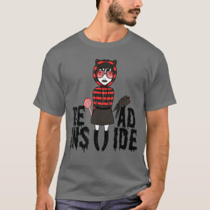 Camiseta Gótica Morta Por Dentro Corvo Garota Gótica Hallow