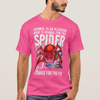 Camiseta Gótica Wiccan Pagan Normal É Uma Aranha De Ilusão