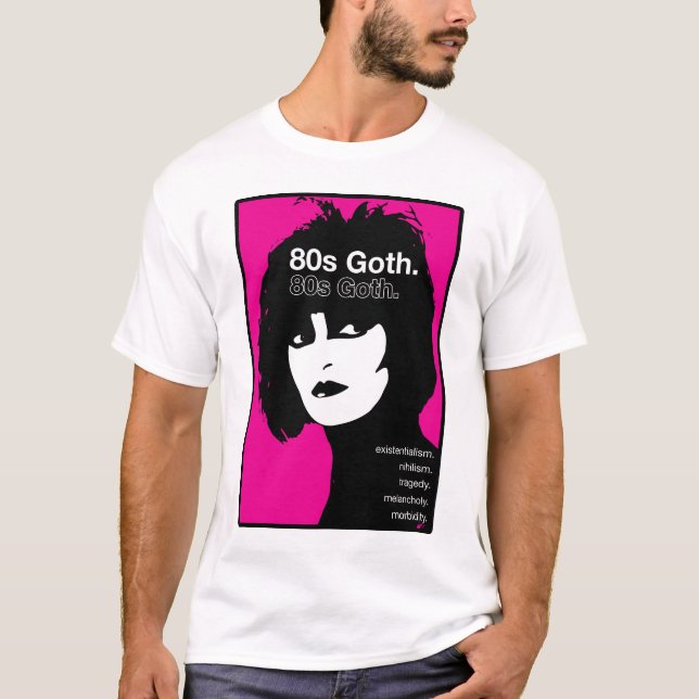 Camiseta gótico 80S (Frente)