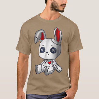 Camiseta Gótico Bunny Cute Creepy Em
