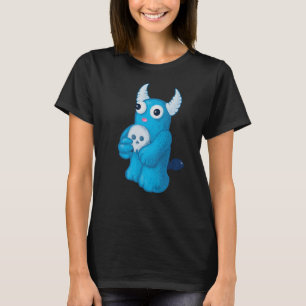 Camiseta Gótico de Demon Kawaii Cute Cérebro